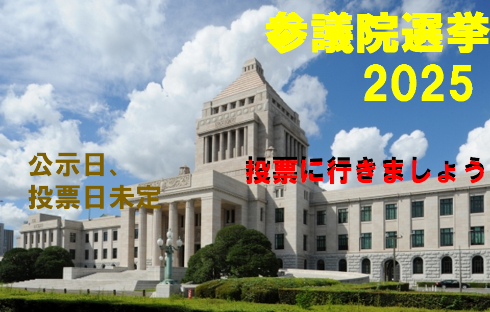 ２０２５参議院選挙　特集：投票に行こう