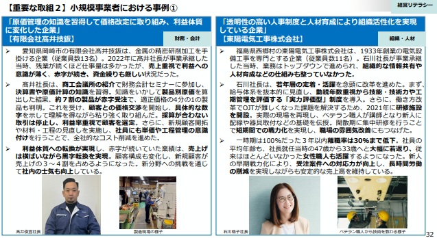 利益体質変化と組織活性化の実例
