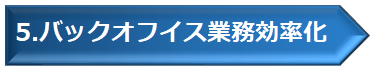 バックオフイス：業務改善