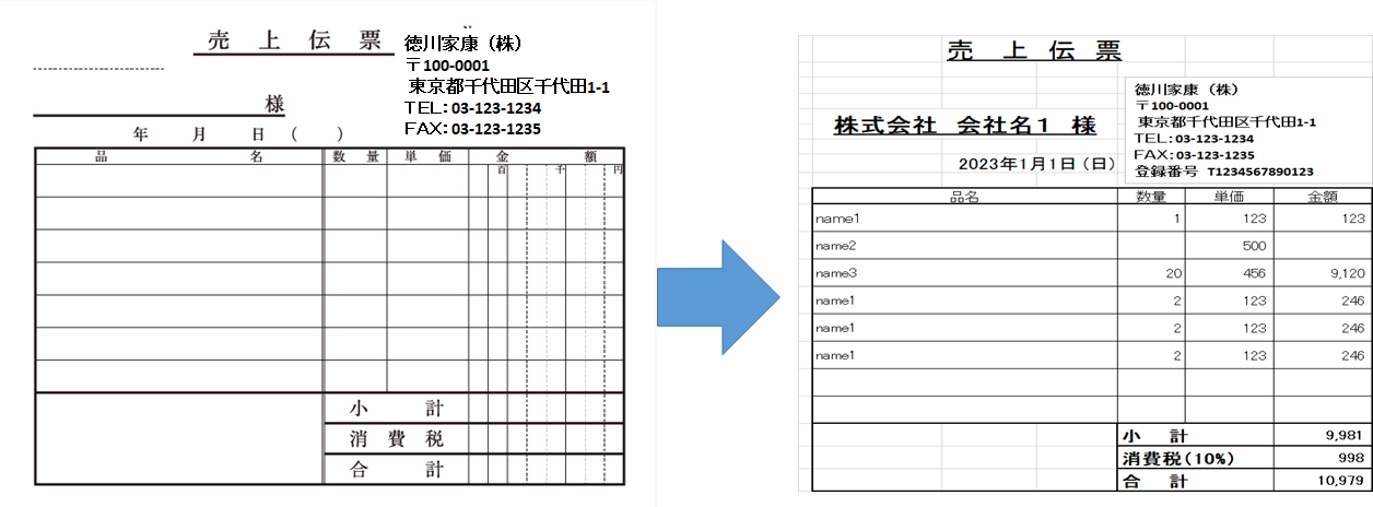 売上伝票